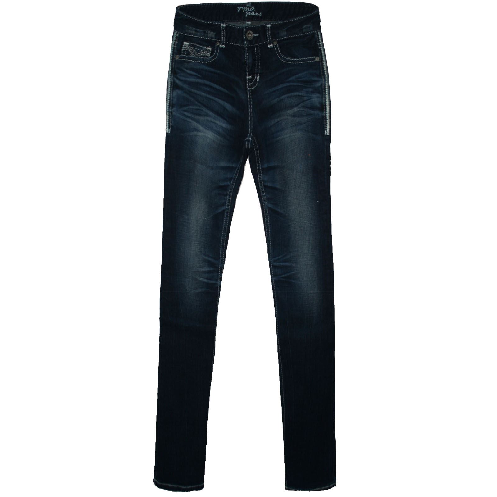 WOMENS LADIES JEANS COTTON CHEAP CLEARANCE TROUSERS BOTTOM DARK BLUE