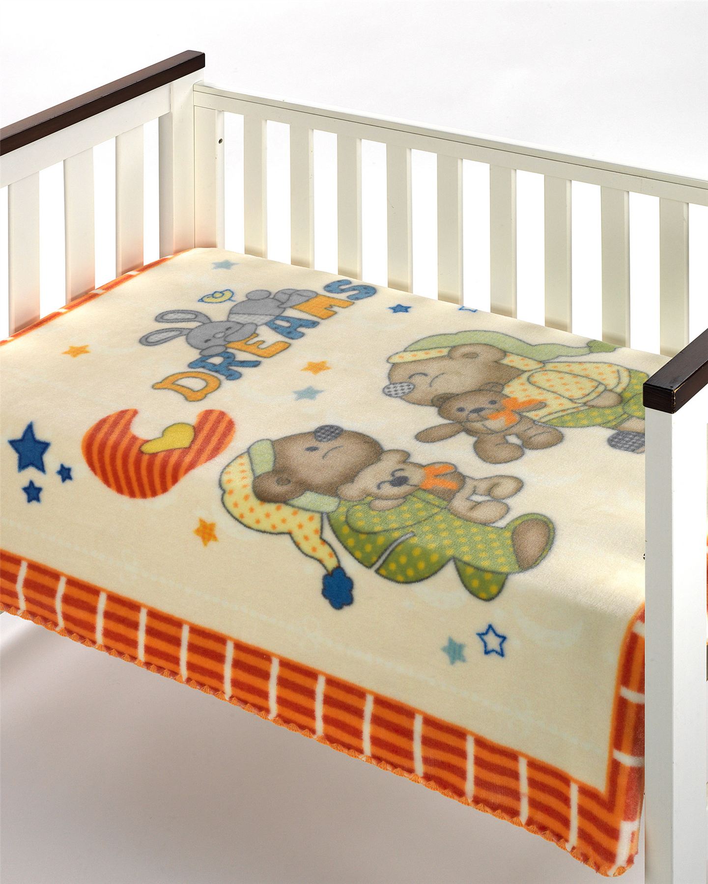 LUXURY BABY COT WARM BLANKET SOFT COAT CRIB MOSES NEW BORN TODDLER