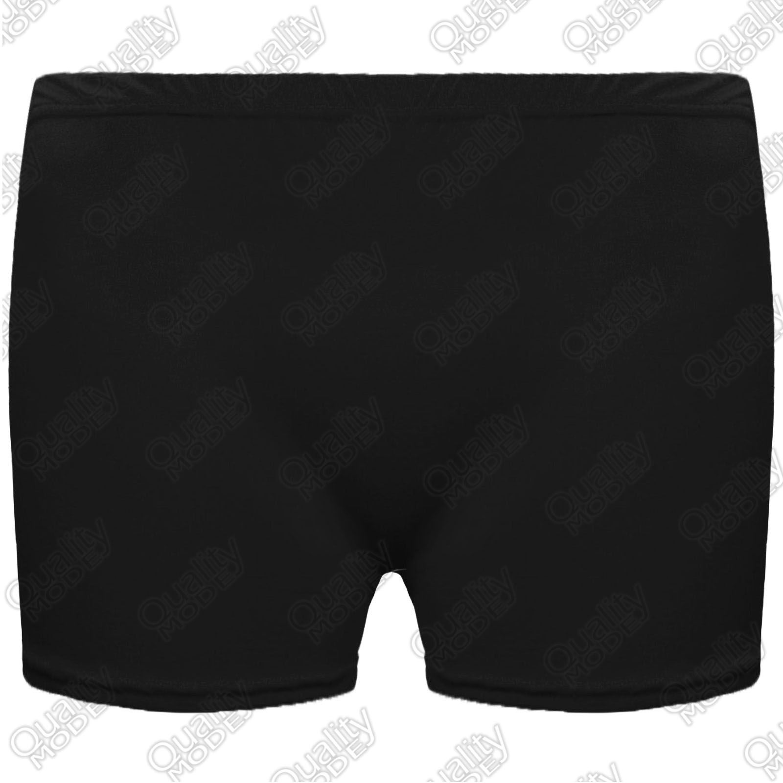 WOMENS LADIES GIRL MICROFIBER HOT PANTS KNICKER LYCRA DANCE SHORTS GYM