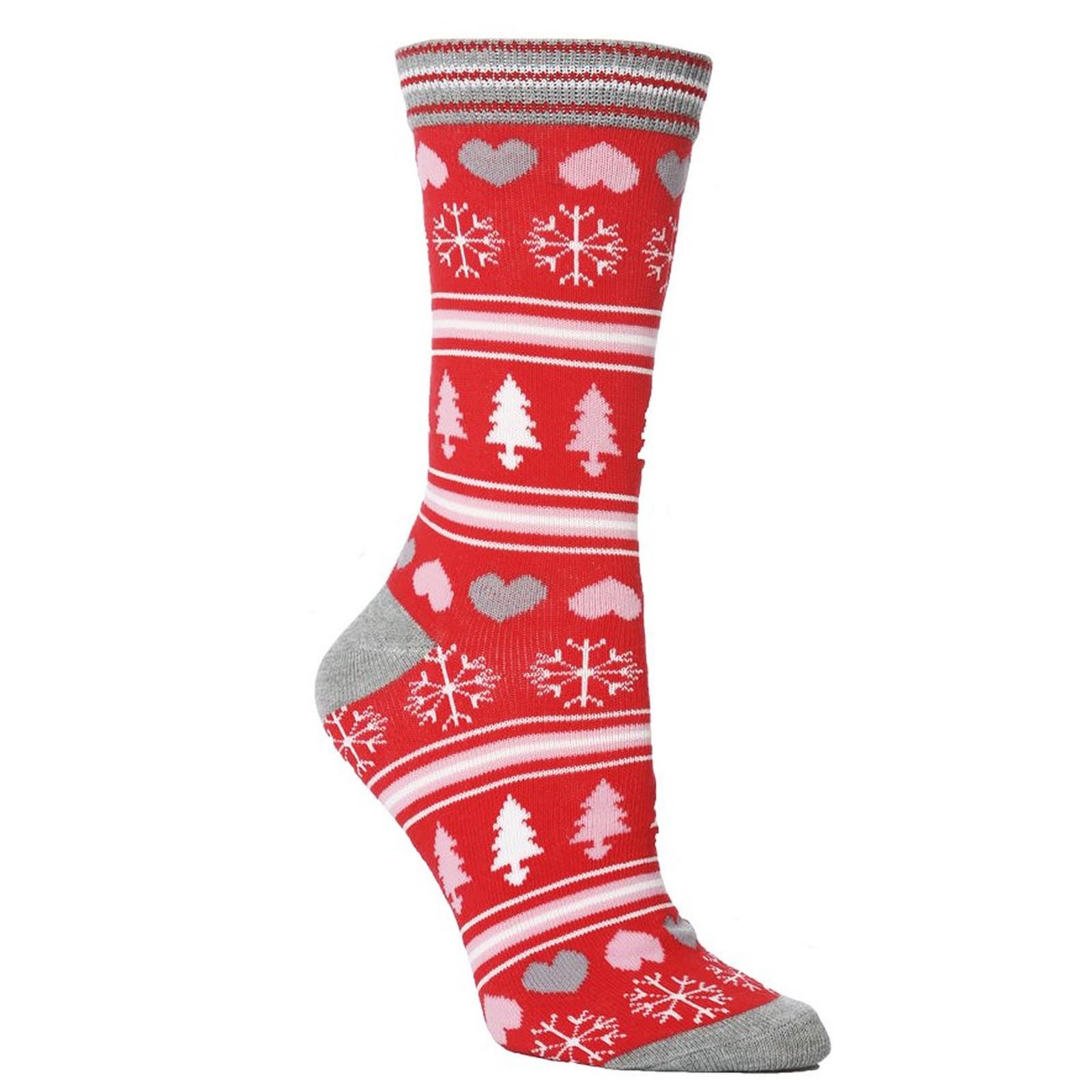 LADIES WOMENS CHRISTMAS SOCKS FESTIVE FEET SANTA REINDEER SNOW NOVELTY