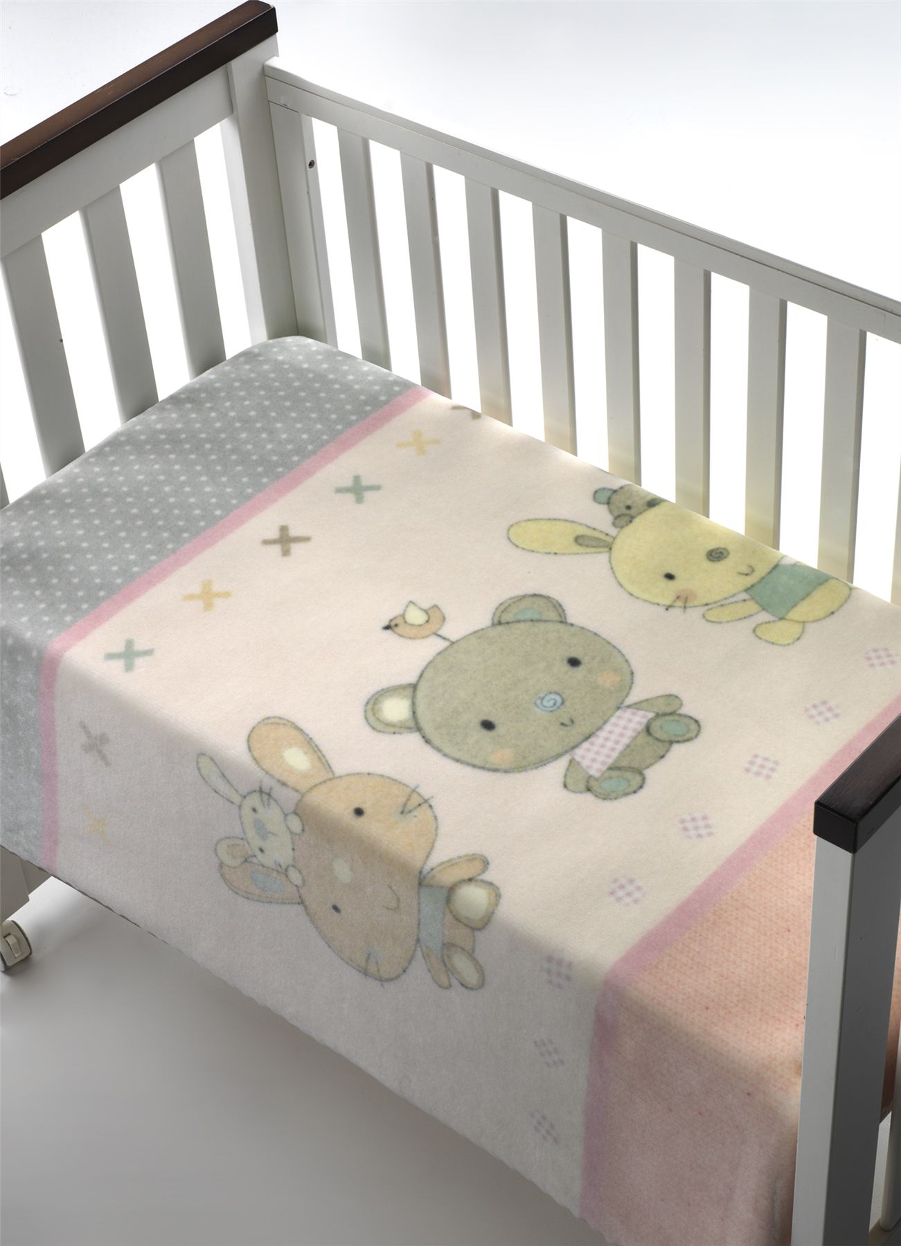 LUXURY BABY COT WARM BLANKET SOFT COAT CRIB MOSES NEW BORN TODDLER