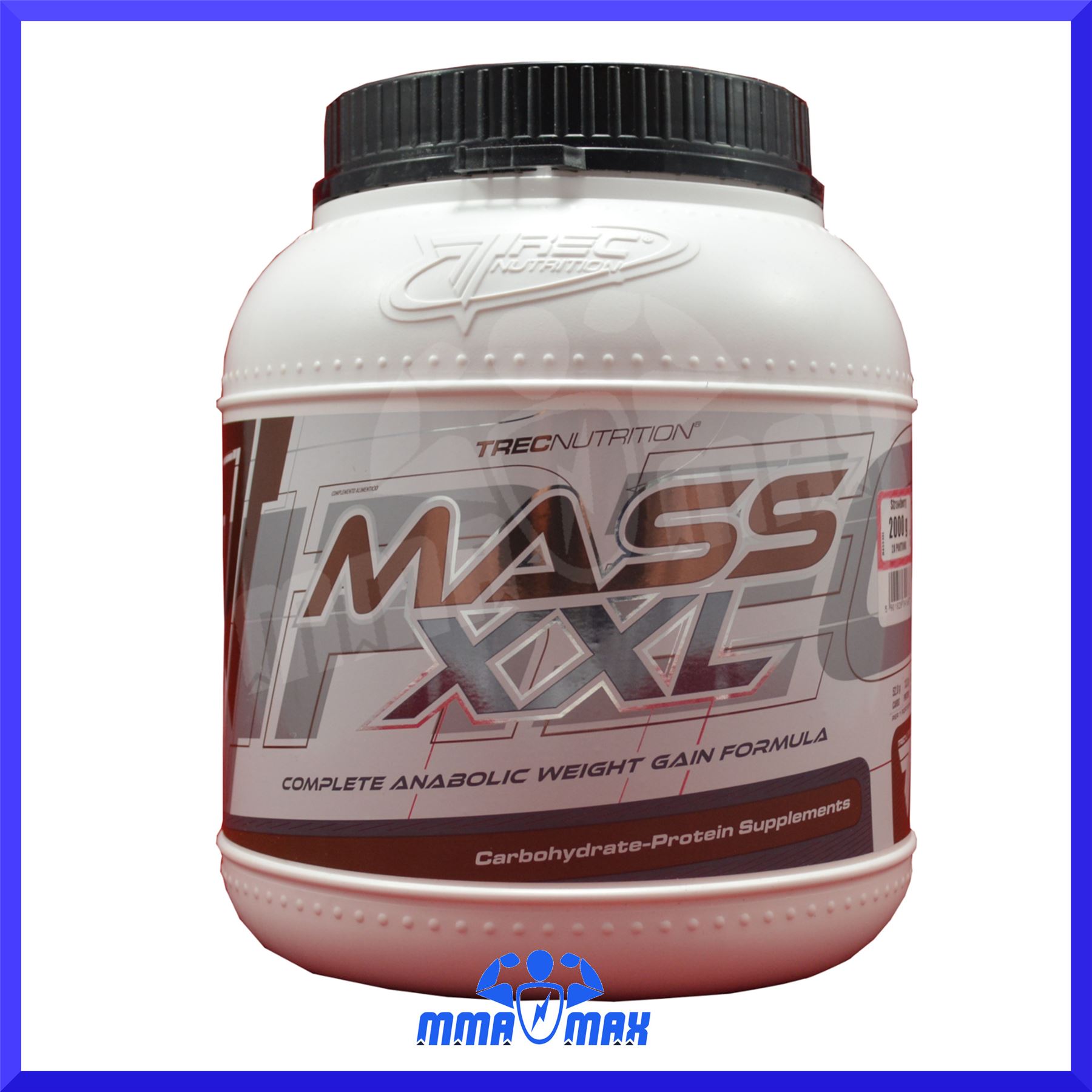 Mass XXL Mutant Gainer Protein Powder Muscle Size Weight Gain Trec