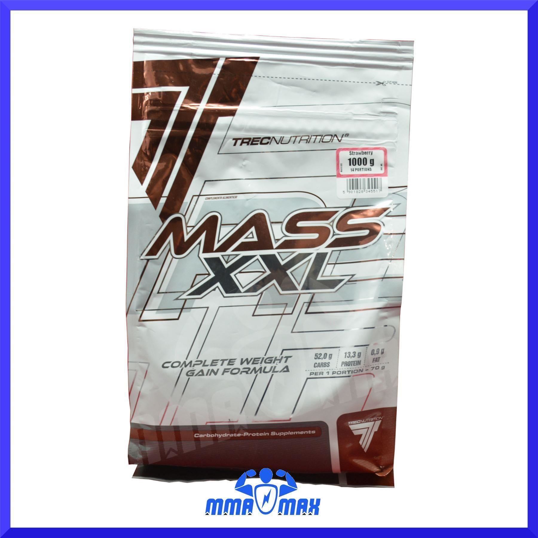 Mass XXL Mutant Gainer Protein Powder Muscle Size Weight Gain Trec ...