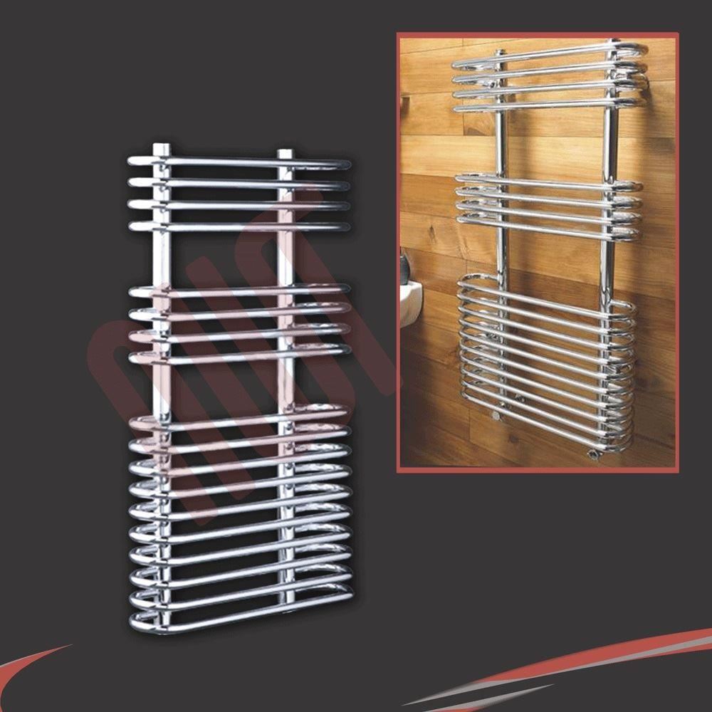 HUGE RANGE! Designer Heated Towel Rails Chrome Bathroom Towel Warmers Radiators eBay