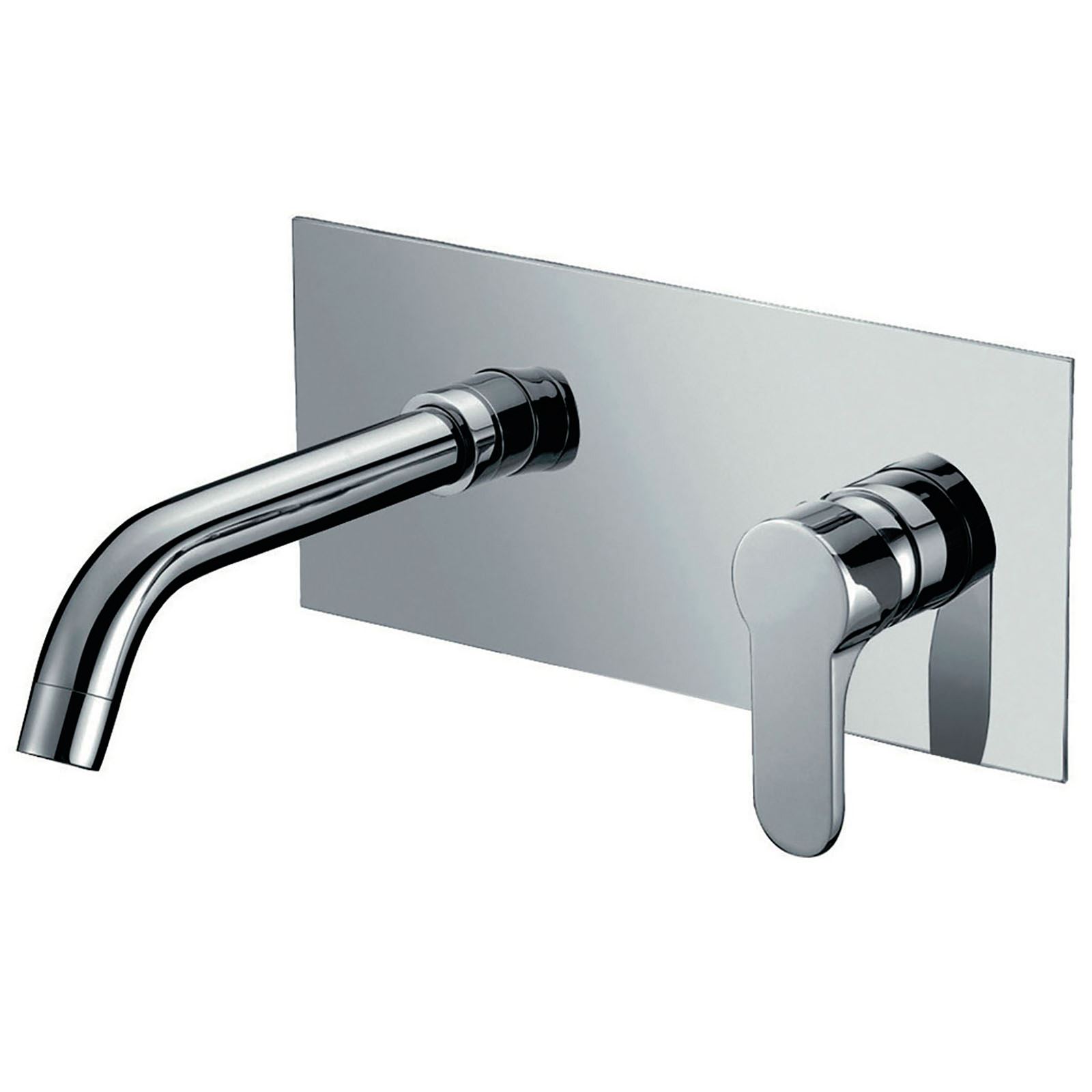"Diablo" Chrome Designer Bathroom Taps, Basin Mixer & Wall Mounted Bath