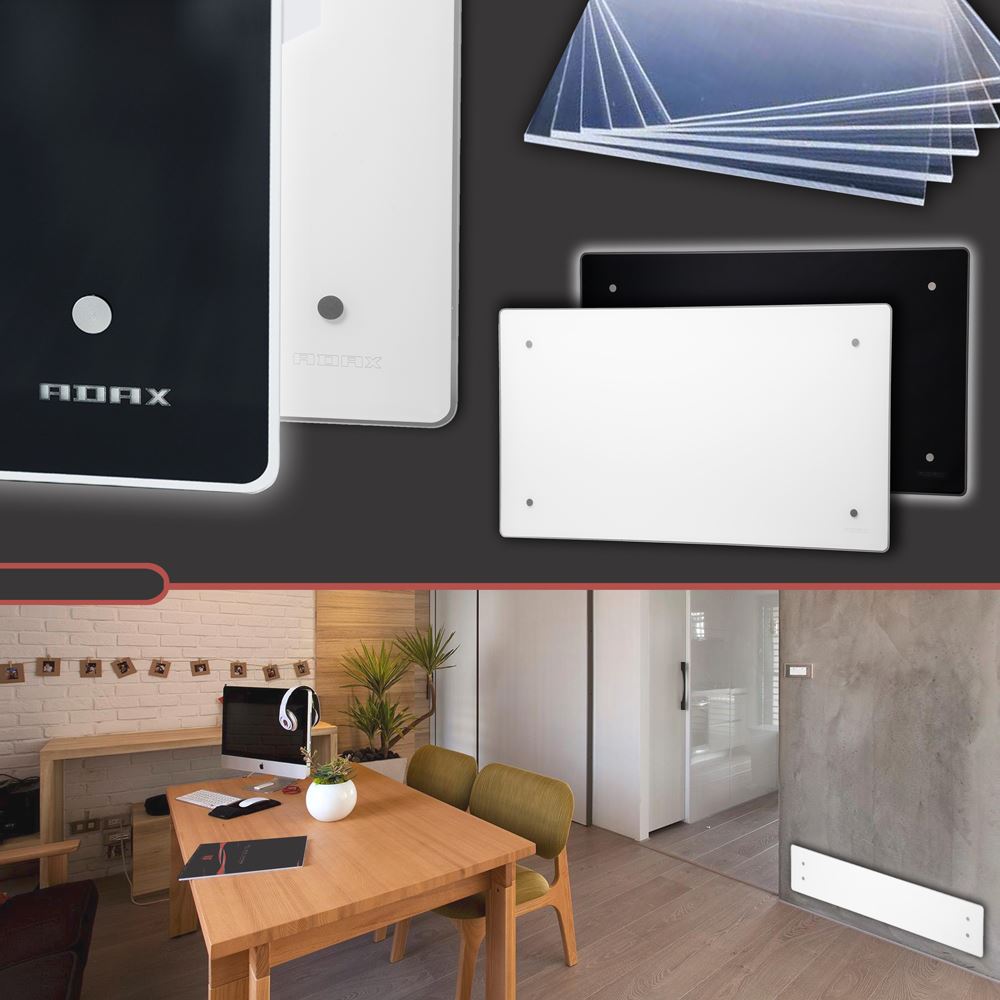 ADAX CLEA Glass Electric Panel Heaters, Cost Efficient Convector