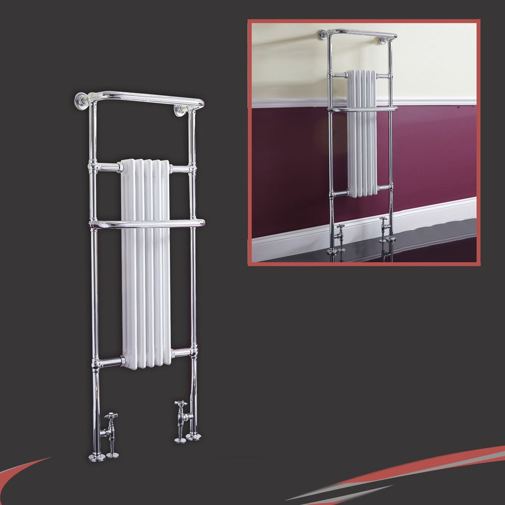 HUGE SALE! NWT Traditional Heated Towel Rails, Radiators, Wall & Floor