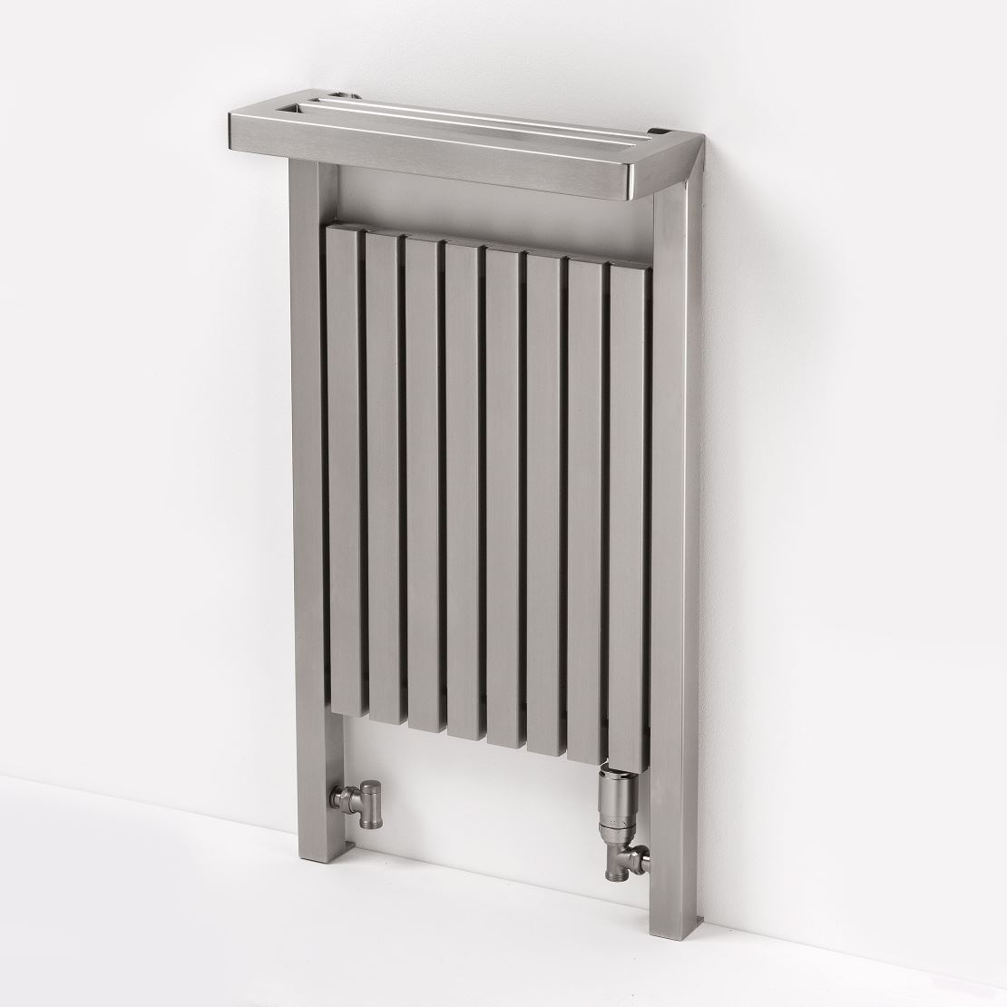 AEON "Gallipoli" Floor Standing Brushed Stainless Steel Radiators (3