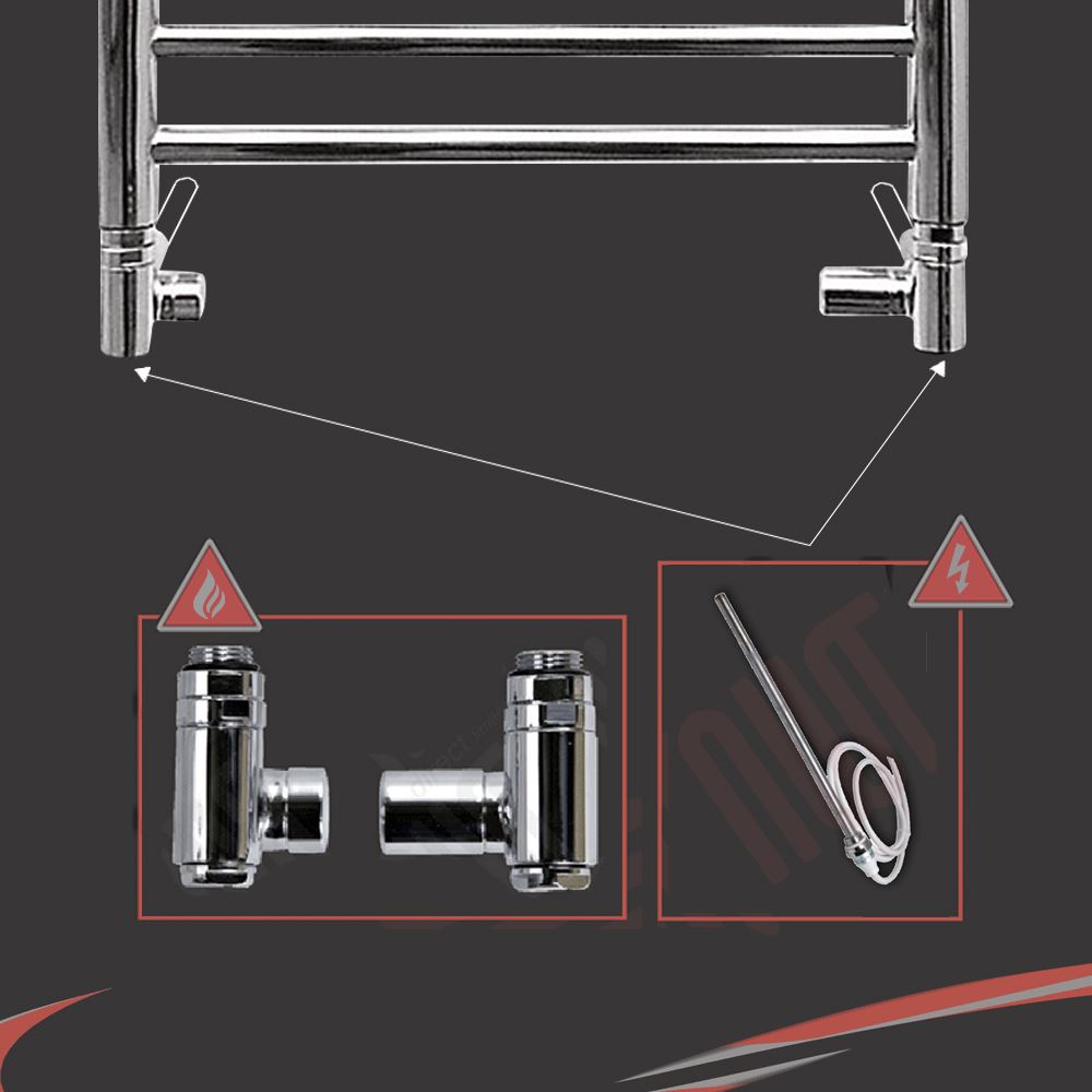 Dual Fuel Valve Conversion Kits for Bathroom Heated Towel Rails