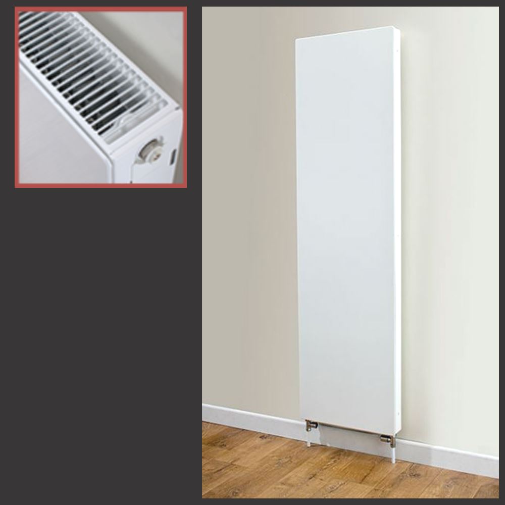 Vulcan Central Heating Flat Panel Radiators, Single & Double Convector