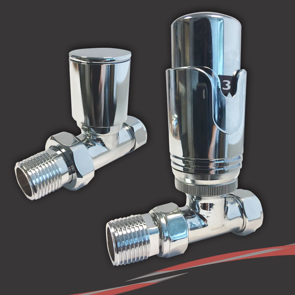Central Heating Chrome Valves & Accessories For Radiators and Heated