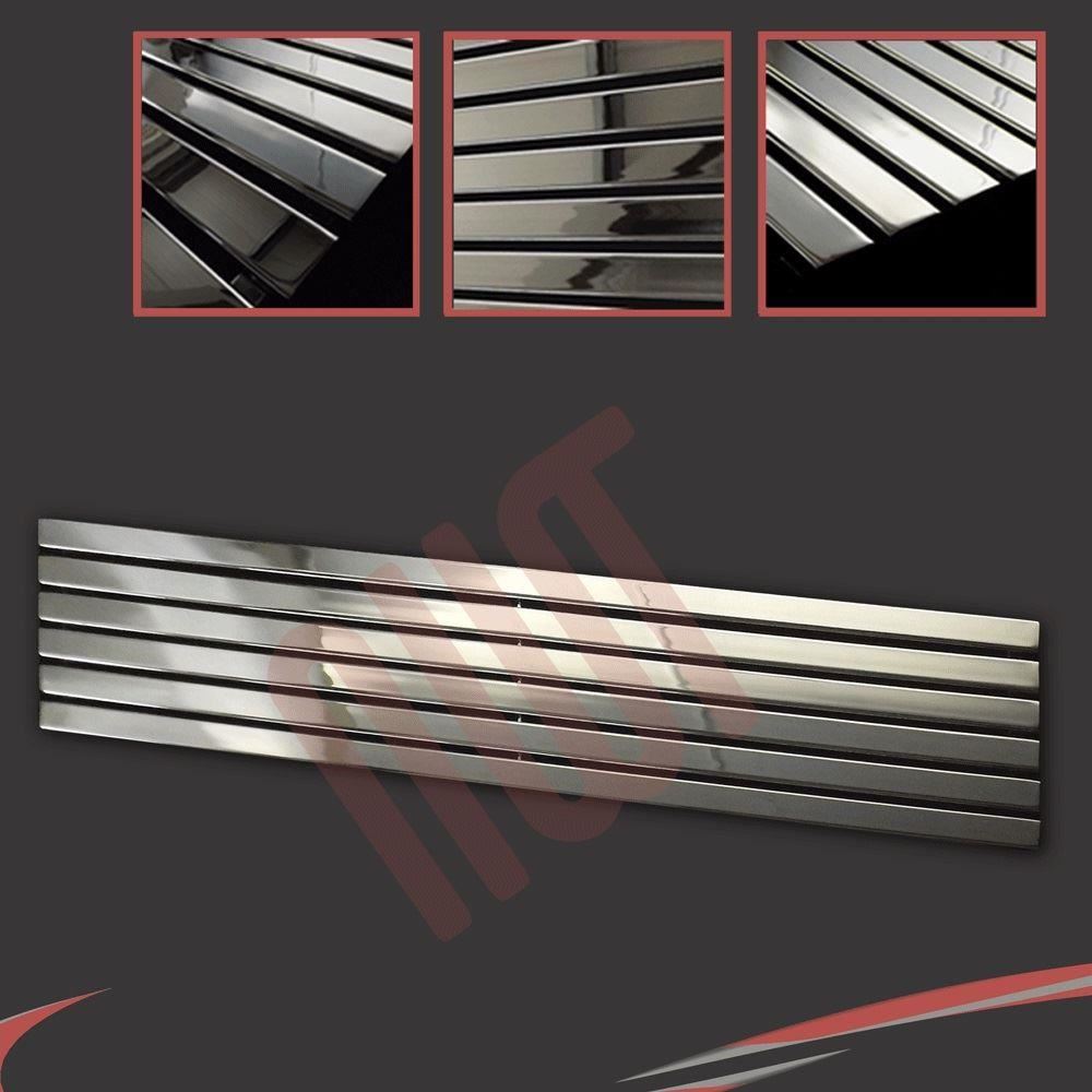 Corwen Horizontal Central Heating Radiators, Flat Panels, Chrome, Black & White eBay