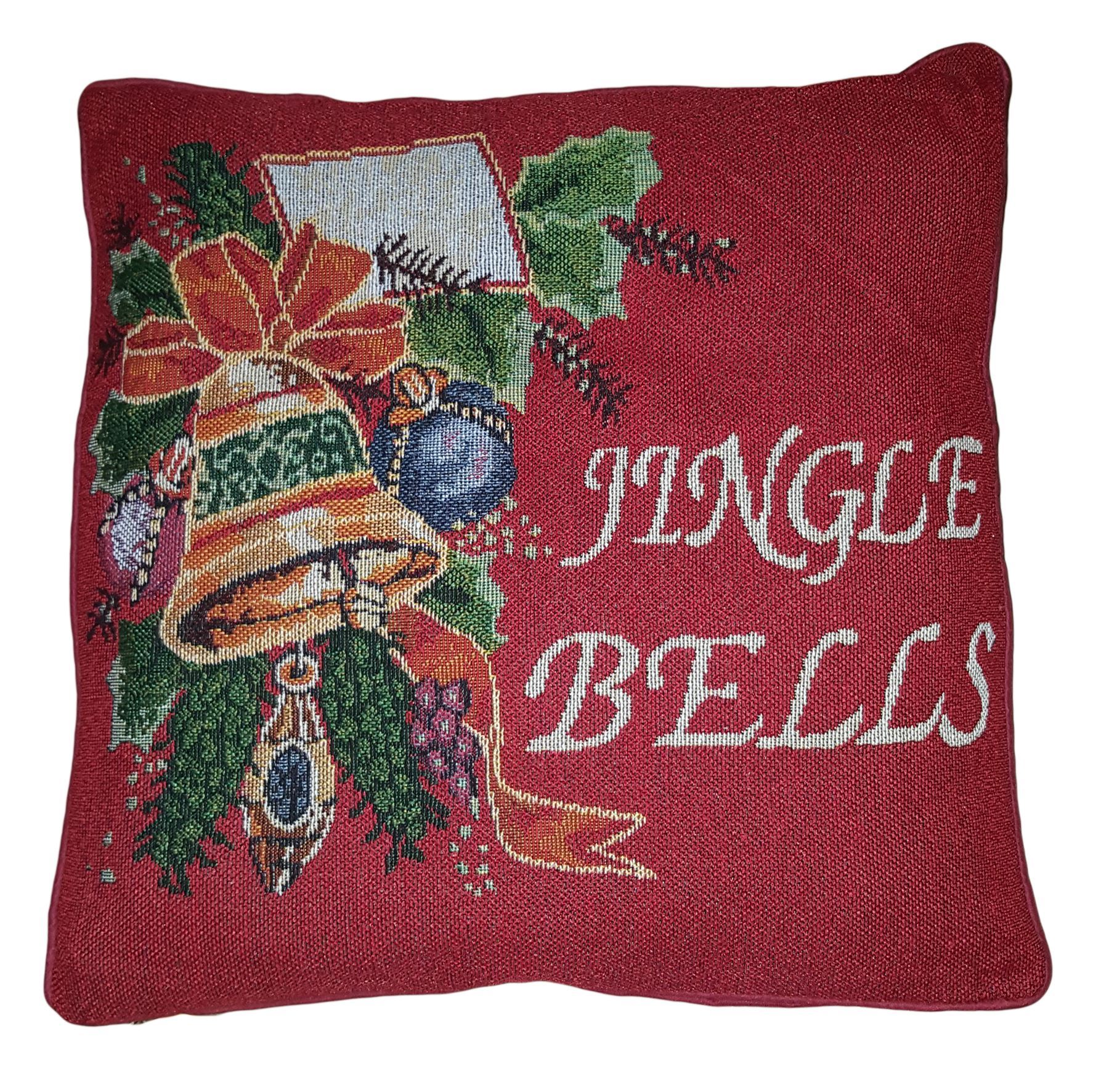 Christmas Cushion Cover, Festive Tapestry Cushion Covers Cushions, 43 x