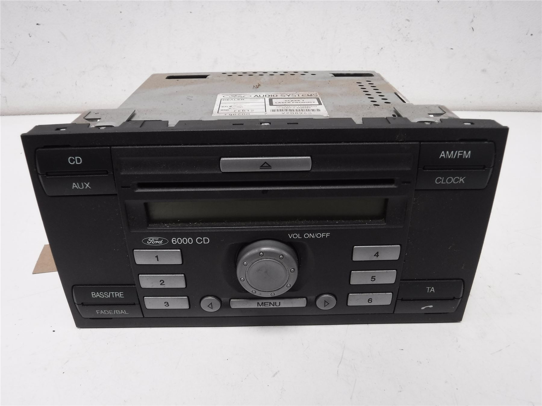 FORD FIESTA S TDCI MK6 2007 BLACK D2 CD PLAYER RADIO HEAD UNIT eBay