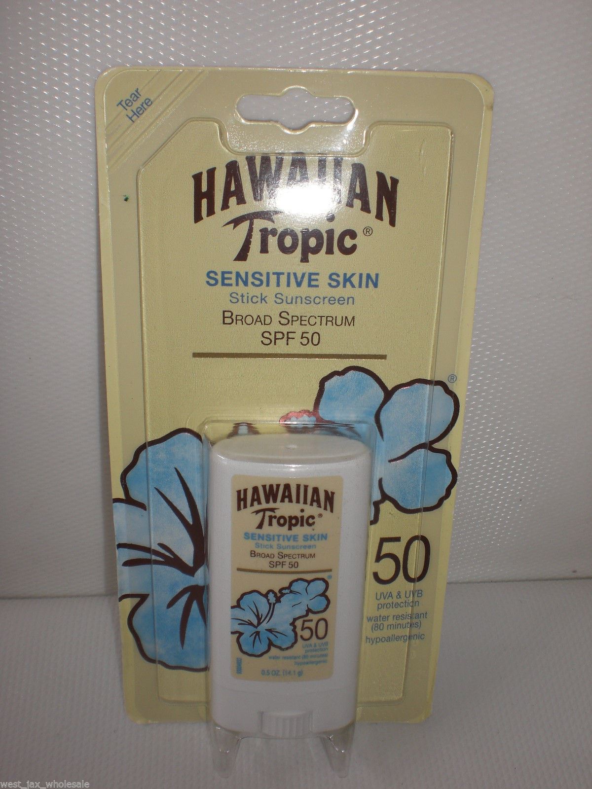 Hawaiian Tropic Sensitive Skin Stick Sunscreen SPF 50 Water Resistant 0.5 Oz. eBay