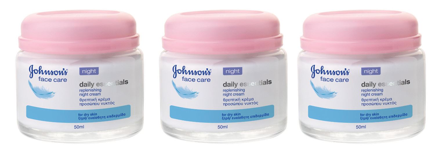 Johnson and Johnsons Face Care Daily Essentials Replenishing Night