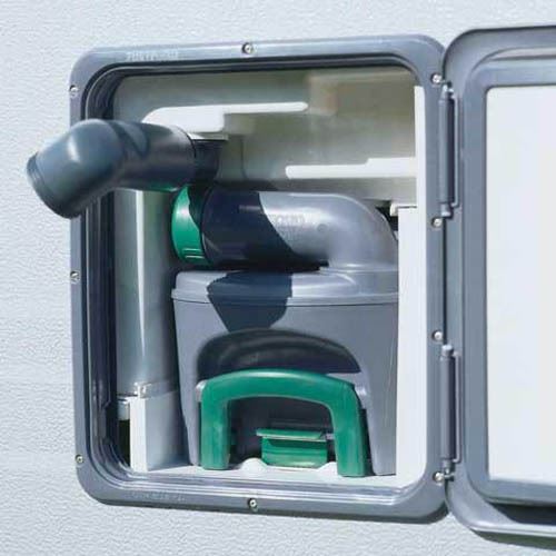 THETFORD C403L MOTORHOME CARAVAN MARINE CASSETTE TOILET LEFT HAND WHITE