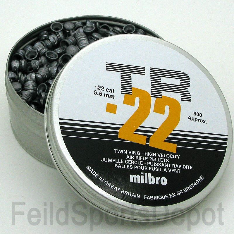 22 MILBRO TR HIGH VELOCITY AIR RIFLE OR PISTOL PELLETS eBay
