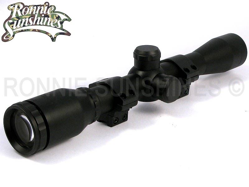 BSA Essential 4x32 Mil Dot Air Rifle Scope Includes Mounts eBay