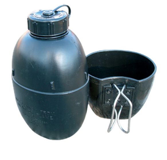 Original NATO BCB Osprey 58 Patern Army Black Water Bottle & Cup eBay