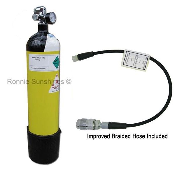 7 ltr Air Rifle Charging Bottle Hydro Tech 300 Bar Dive eBay