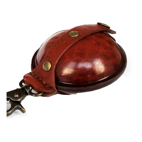 Wilkins Hard Leather Air Rifle Gun Pellet Pouch Size Small 2 5" Brown