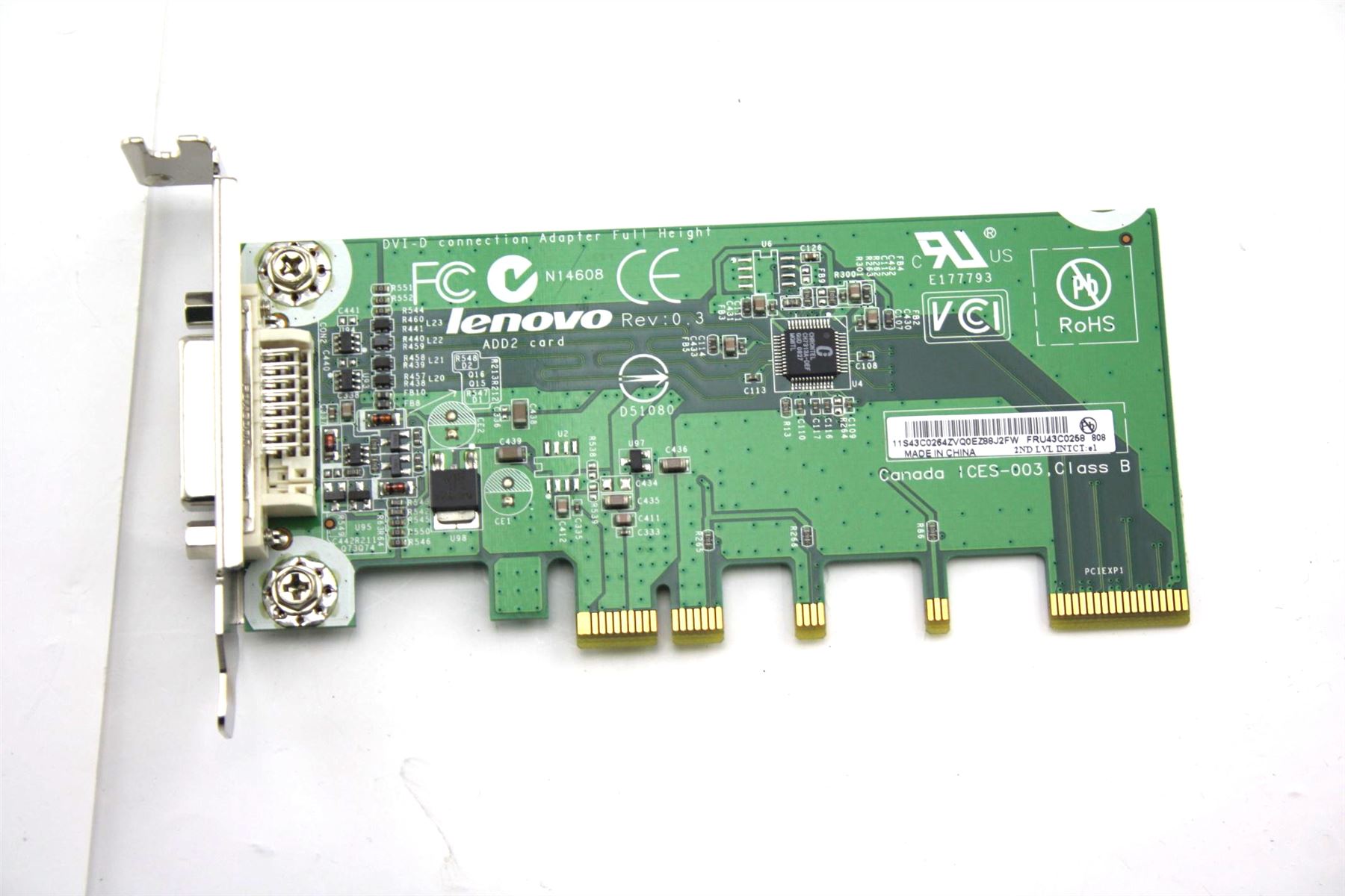 Genuine IBM Lenovo ThinkCentre PCIE Video Graphics Card Low Profile