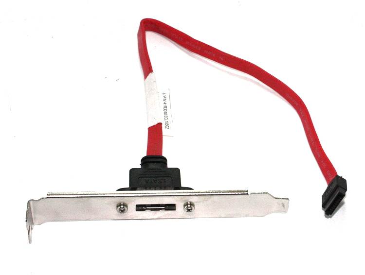 Luxshare SATA to eSATA 12" Cable w/Bracket 41R3310 E101344Z Single