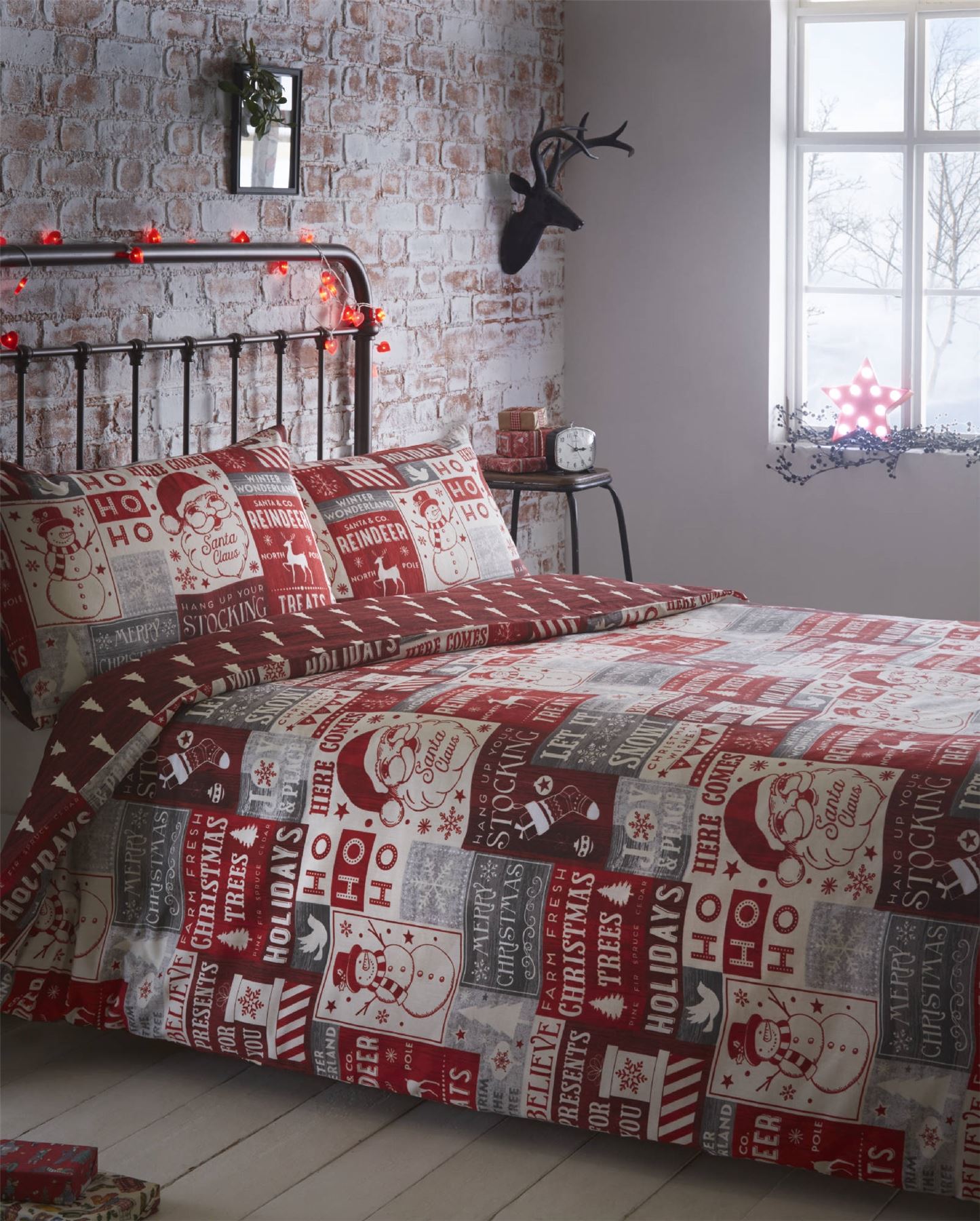 father christmas tree santa duvet quilt cover bedding set father christmas tree santa duvet quilt cover bedding set