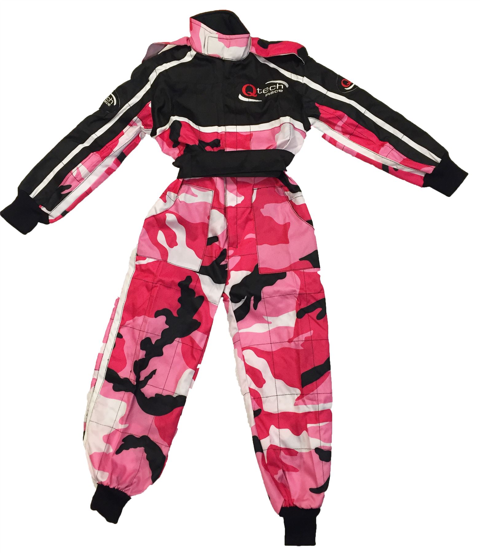 Childrens Kids CAMO RACE SUIT Overalls Karting Motocross Racing One