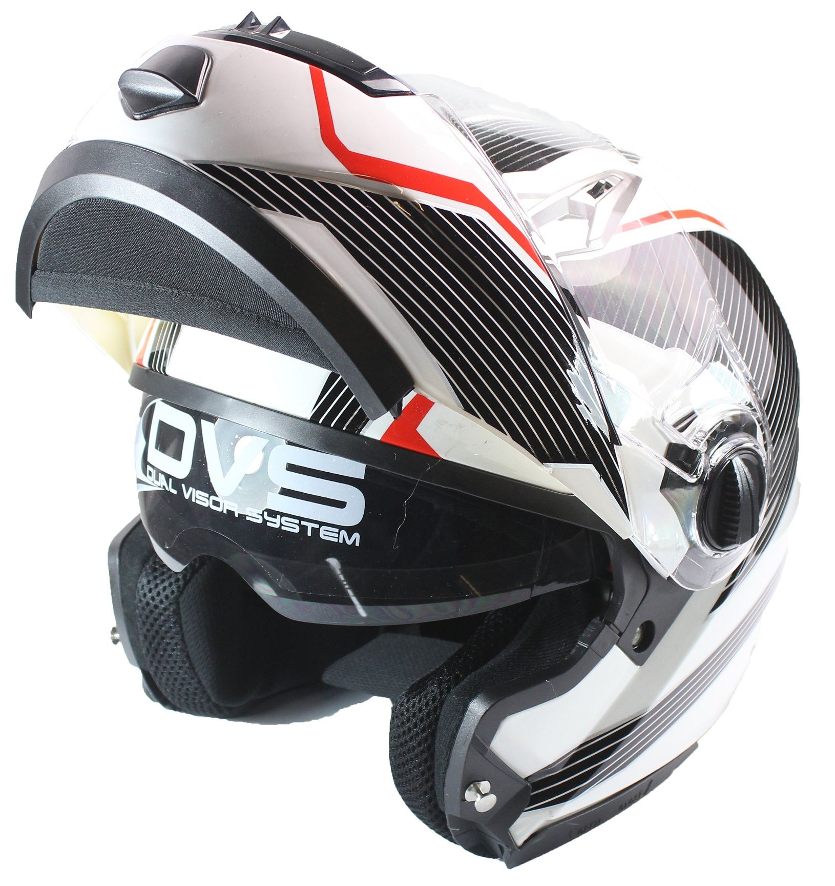 MOTORCYCLE Modular Bike Flip-Up Crash Helmet Double SUN Visor Colour CHOICE - Picture 24 of 30