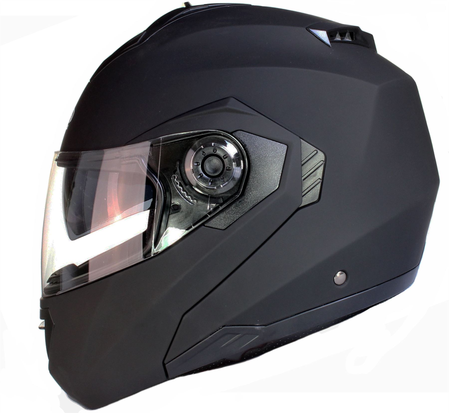 CASQUE Moto Modulable avec Double Visière Teintée Scooter PARE SOLEIL Noir eBay