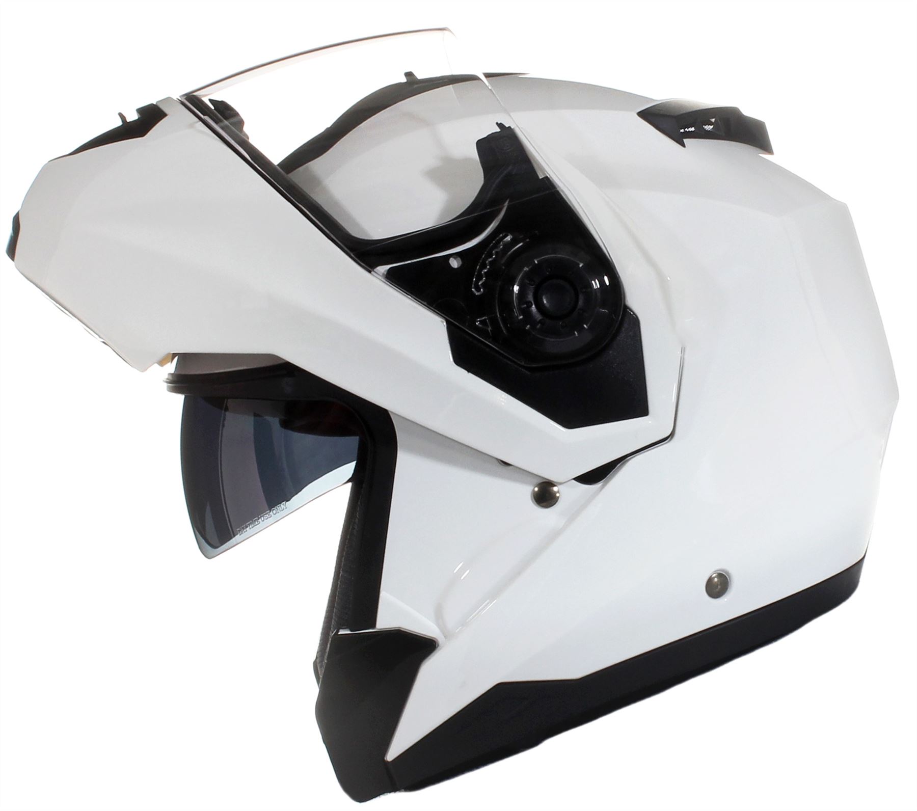 MODULAR Flip up Front Helmet DOUBLE Visor MOTORCYCLE Motorbike Colour