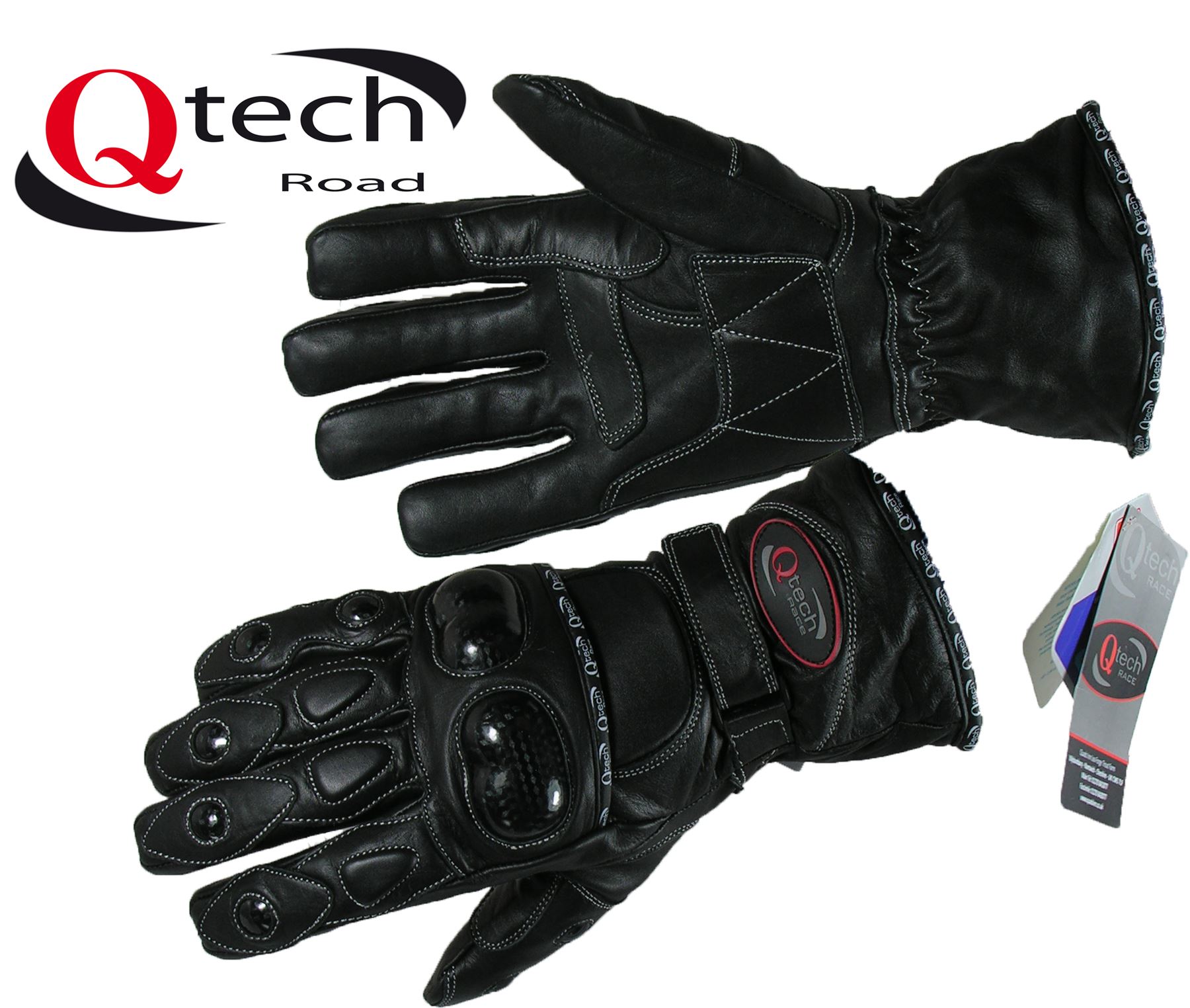 MOTORCYCLE Motorbike Gloves WATERPROOF with HIPORA Breathable layer