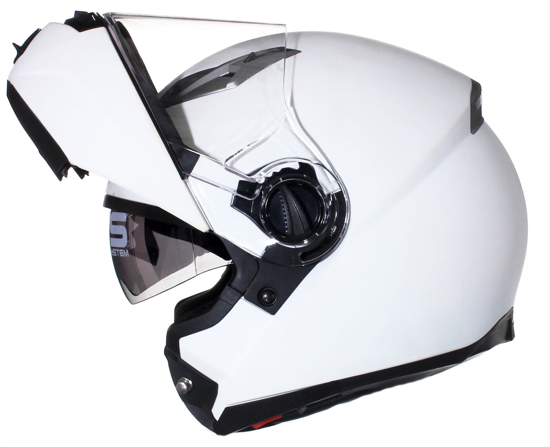MOTORCYCLE Modular Bike Flip-Up Crash Helmet Double SUN Visor Colour CHOICE - Picture 12 of 30