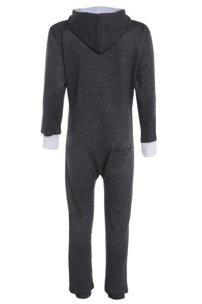 New Unisex Kids Boys Girls Aztec Print Zipped Hooded One Piece Jumpsuit 7-14 Yrs - Picture 16 of 25