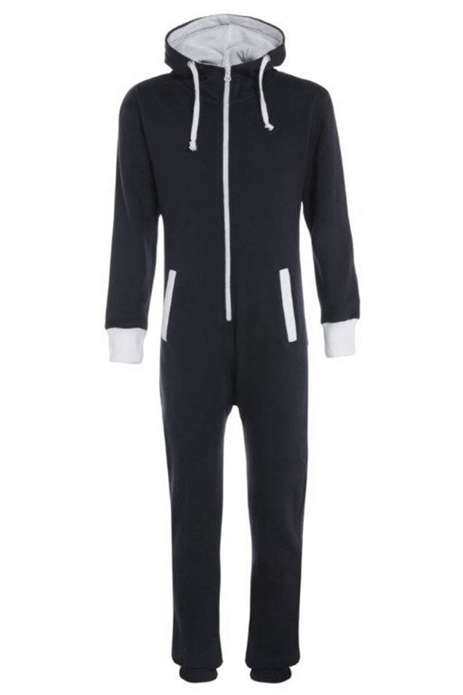 New Unisex Kids Boys Girls Aztec Print Zipped Hooded One Piece Jumpsuit 7-14 Yrs - Picture 6 of 25