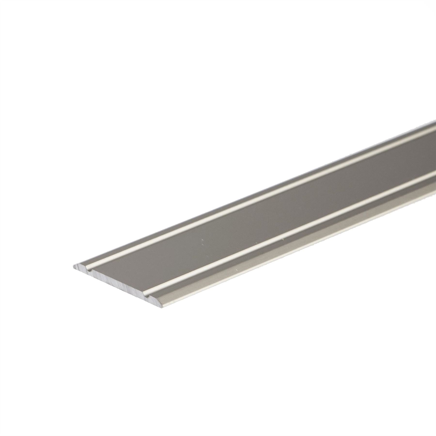SELFADHESIVE ANODISED ALUMINIUM FLOOR EDGING BAR STRIP TRIM THRESHOLD
