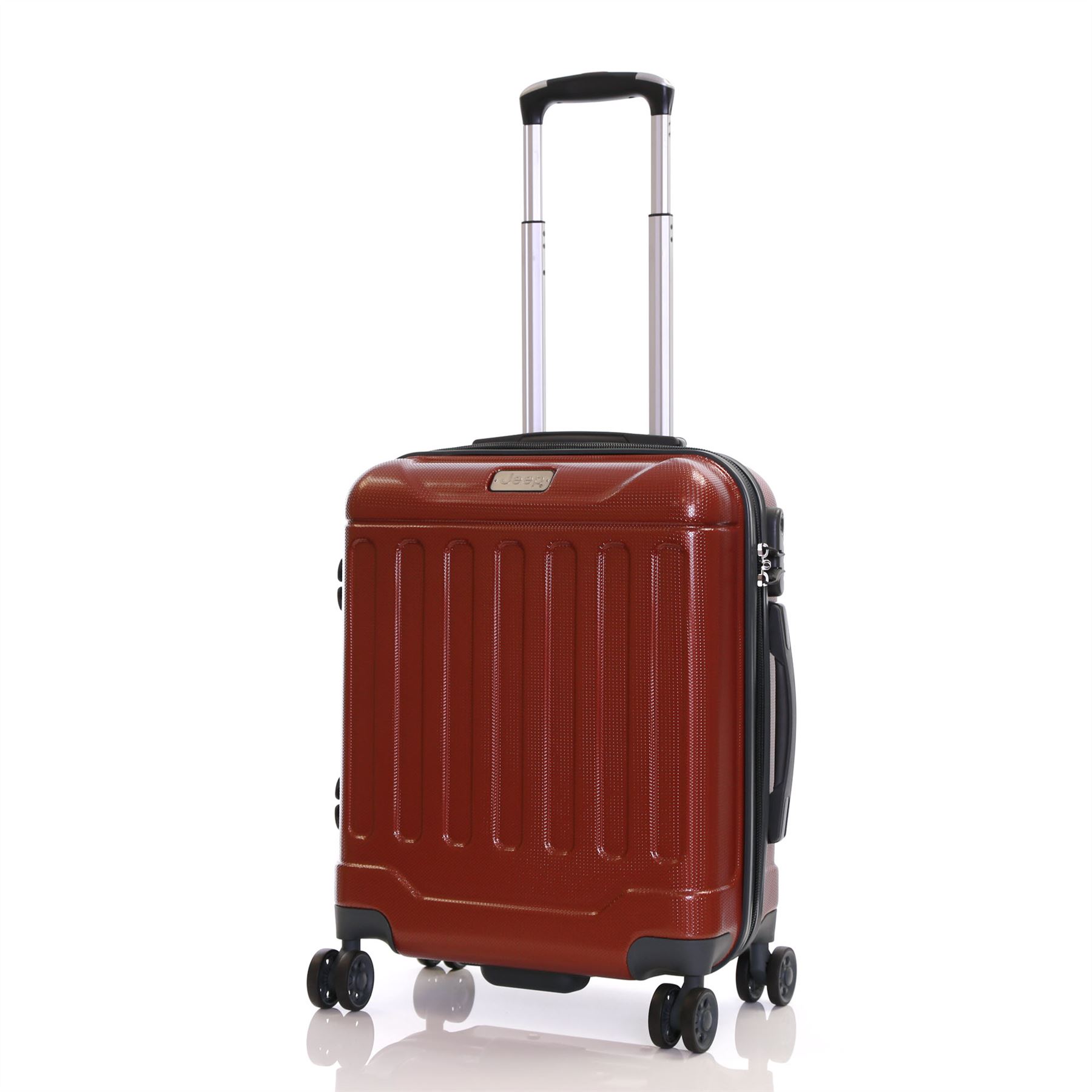 Jeep 55 cm Ryanair Cabin Hard Spinner Trolley Hand Luggage Suitcase