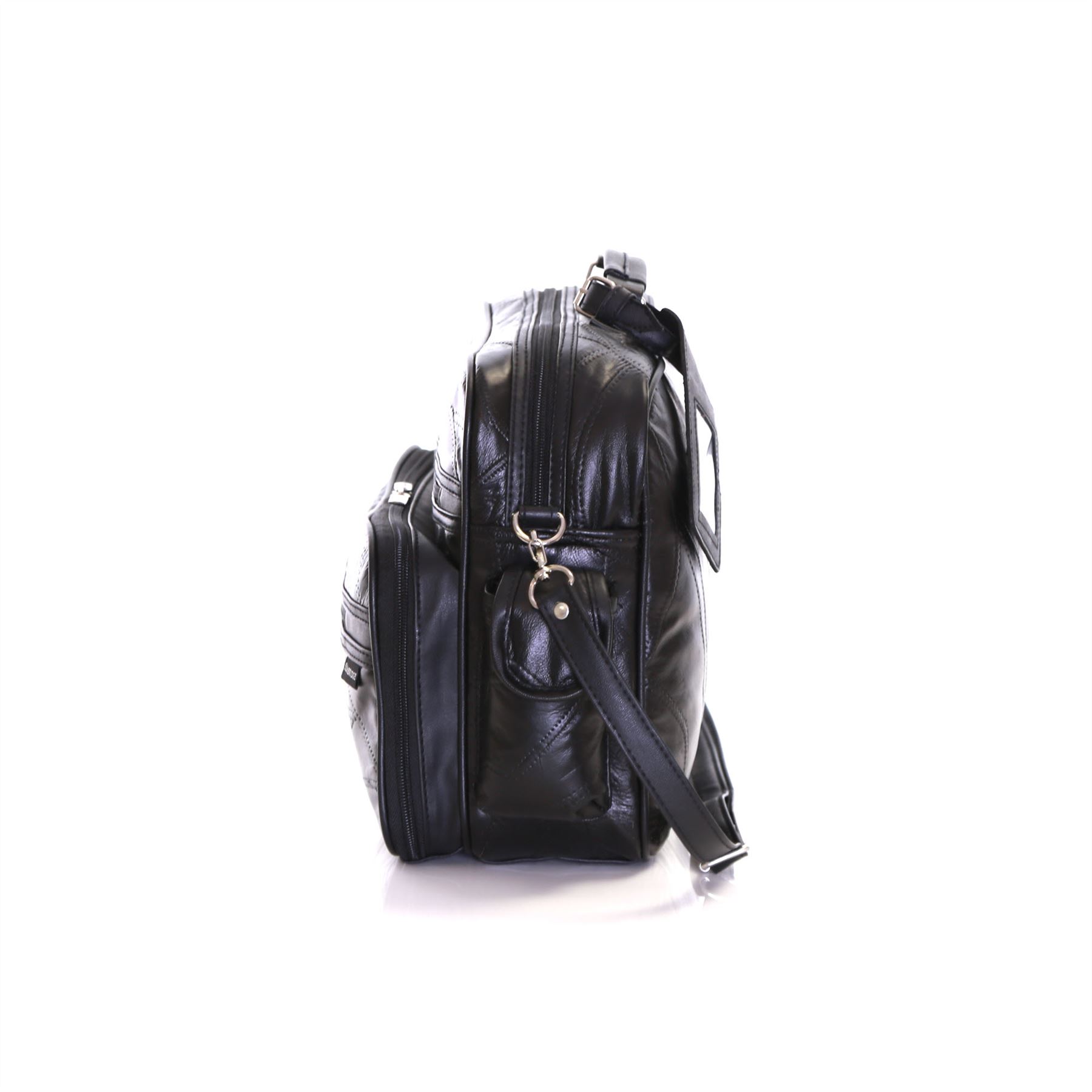 Véritable patch en cuir de voyage gym sports cabine vol bagage cartable sac