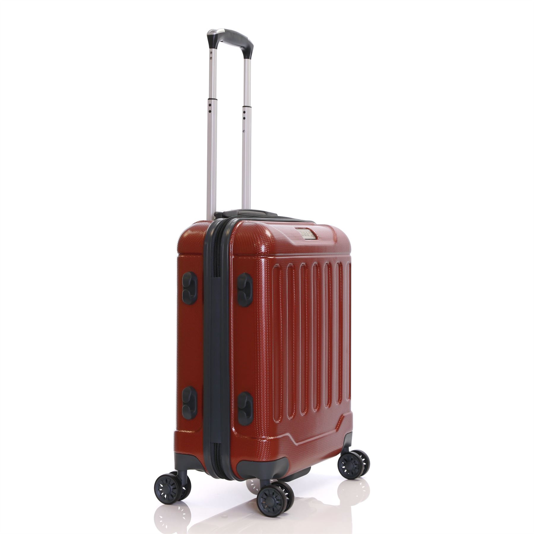 Jeep 55 cm Ryanair Cabin Hard Spinner Trolley Hand Luggage Suitcase