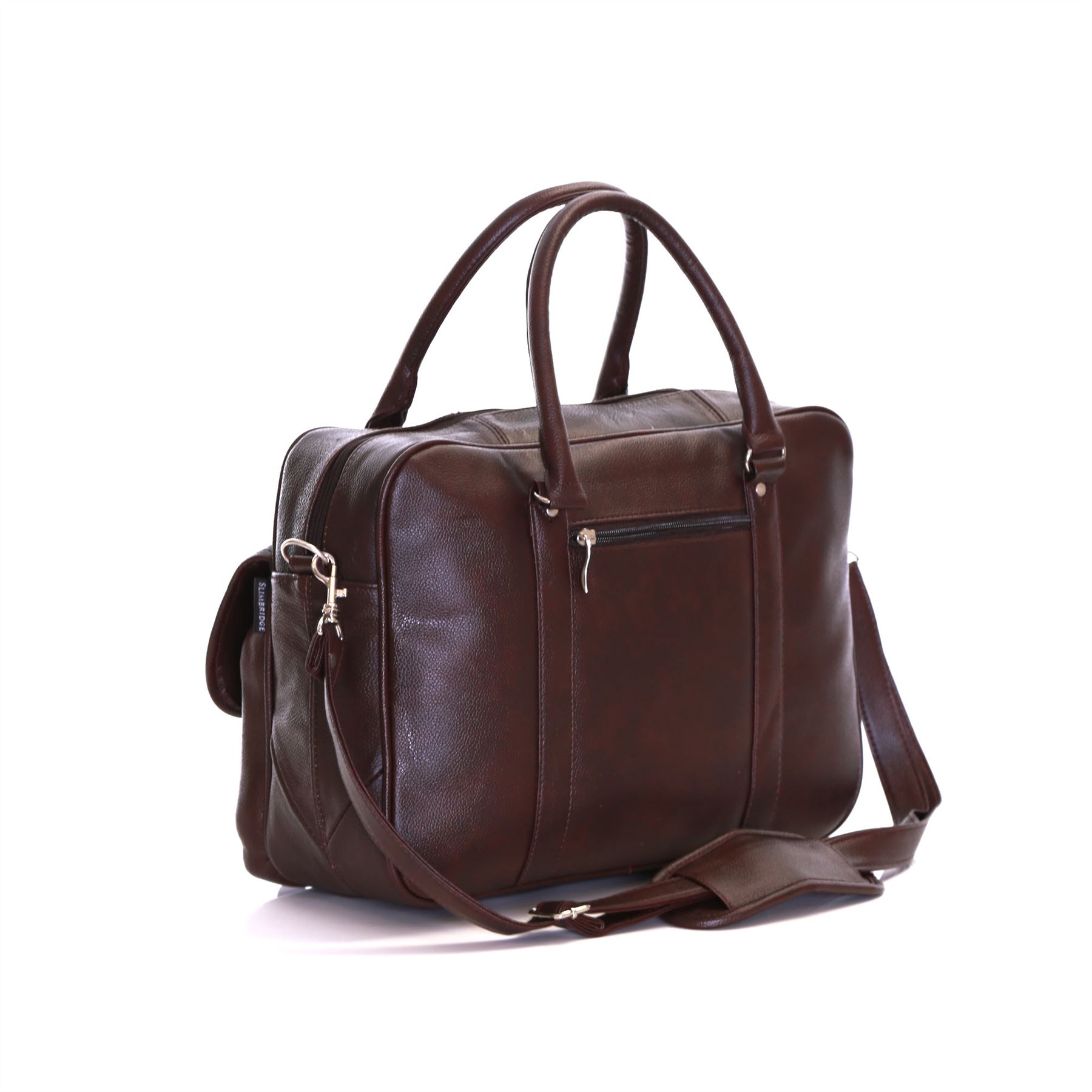 En cuir véritable voyage travail A4 bagage messenger serviette cartable sac