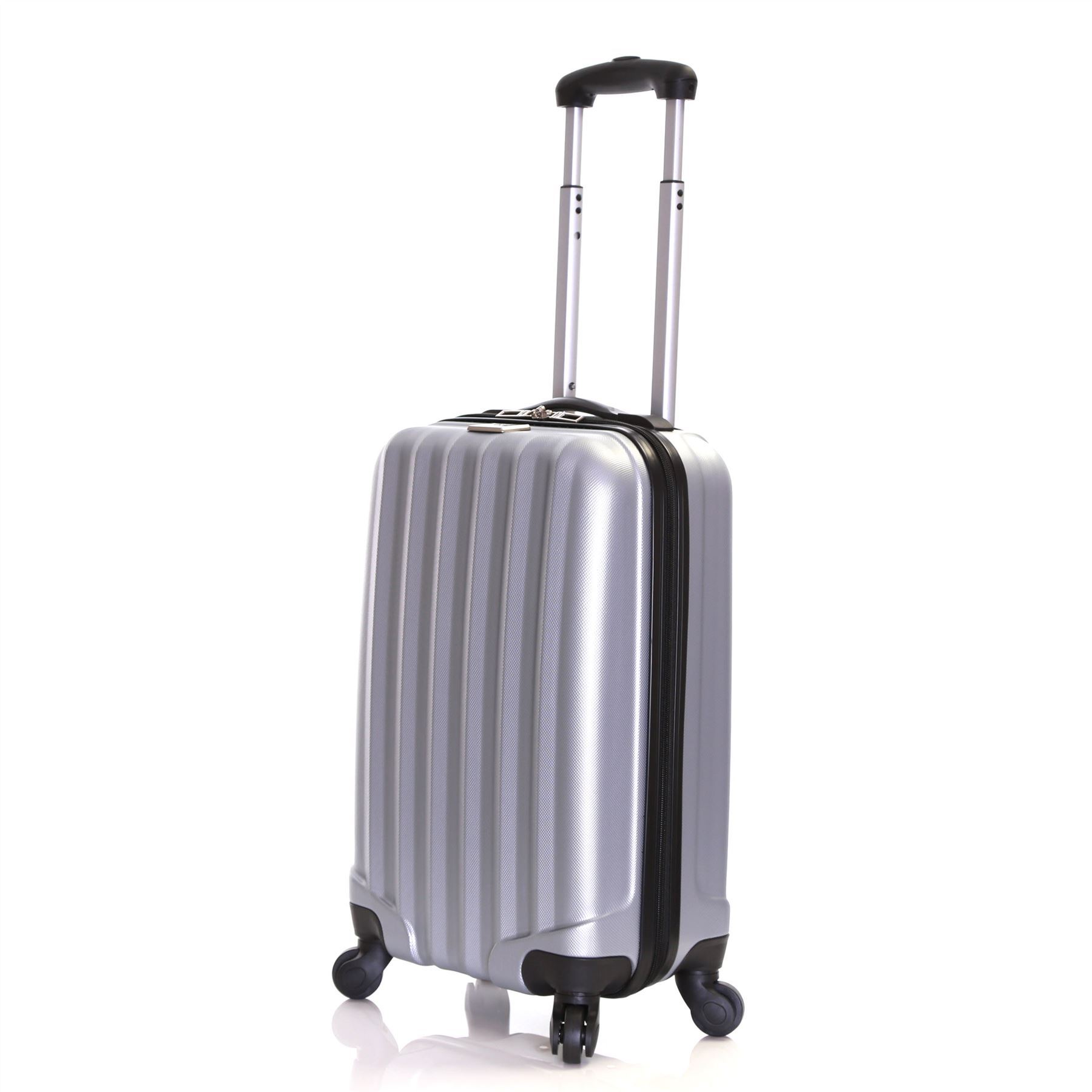 Ryanair Hard Side Cabin Approved Spinner Trolley Hand Luggage Suitcase