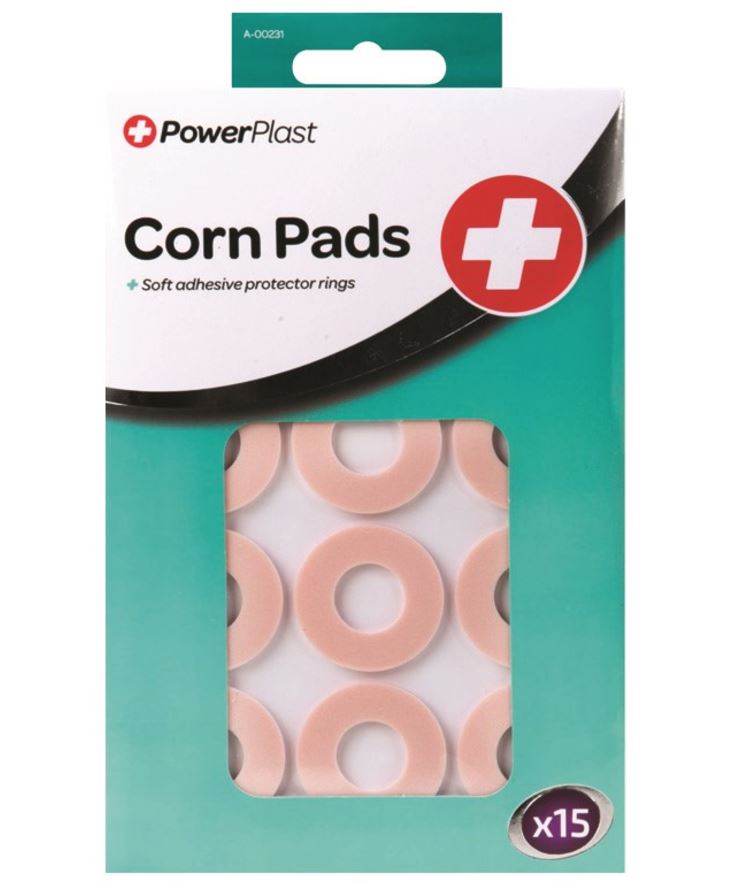 SELF ADHESIVE CORN PADS FOAM SOFT RING TOE FOOT CUSHIONED PAIN RELIEF