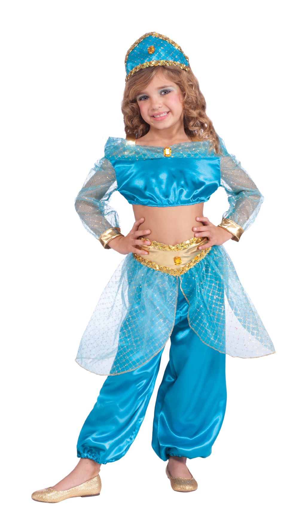 Girls Arabian Princess Jasmine Costume