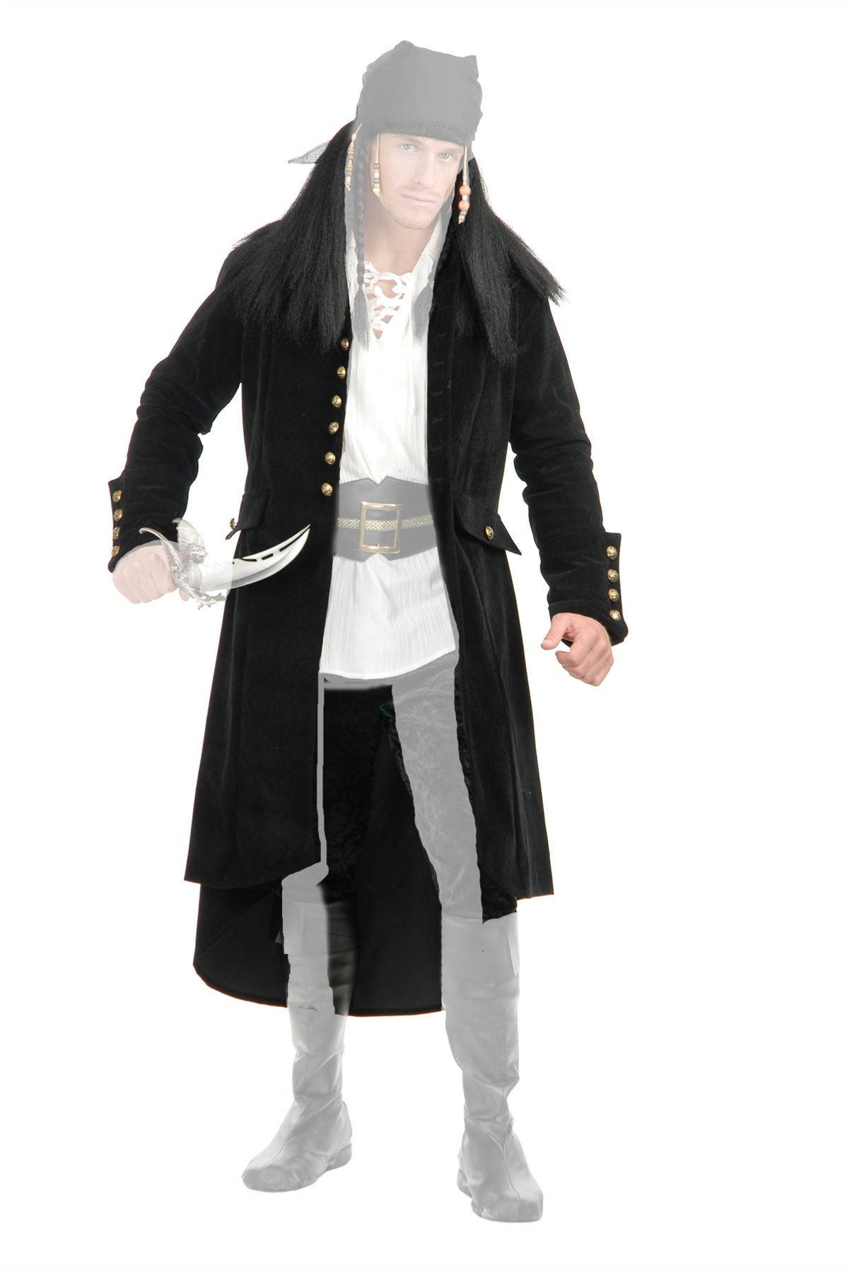Suede Pirate Coat Costume Accessory Mens eBay