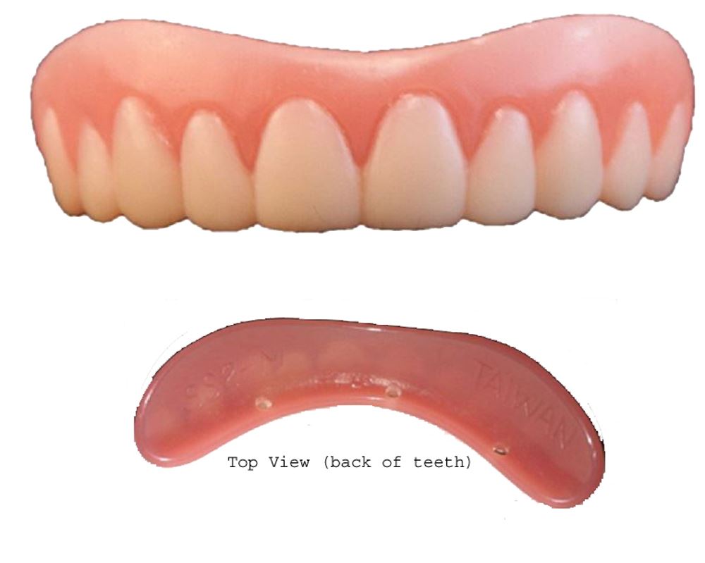 Instant Smile Medium Upper Teeth Cosmetic Veneers eBay