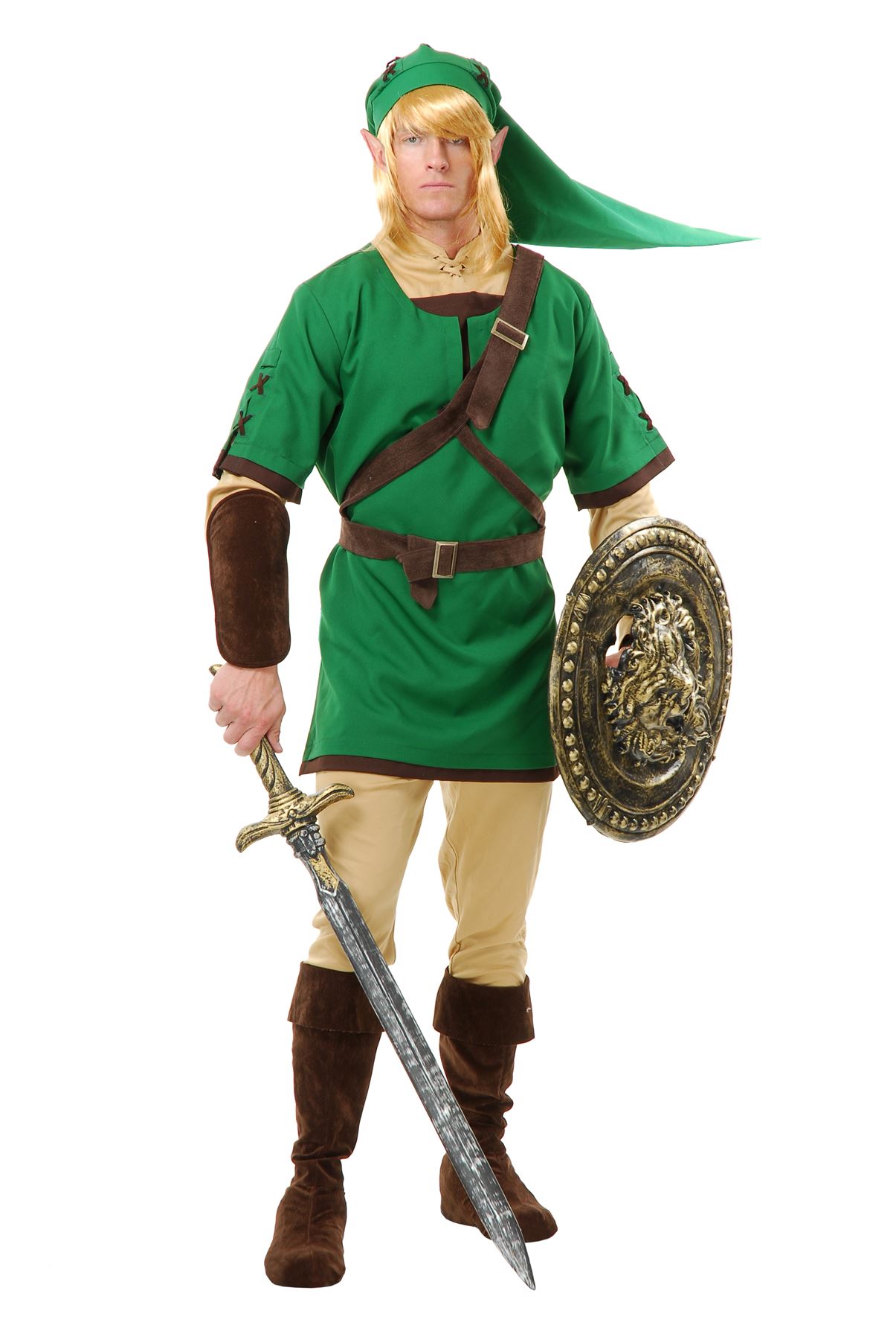 Zelda Link Elf Warrior Adult Costume eBay