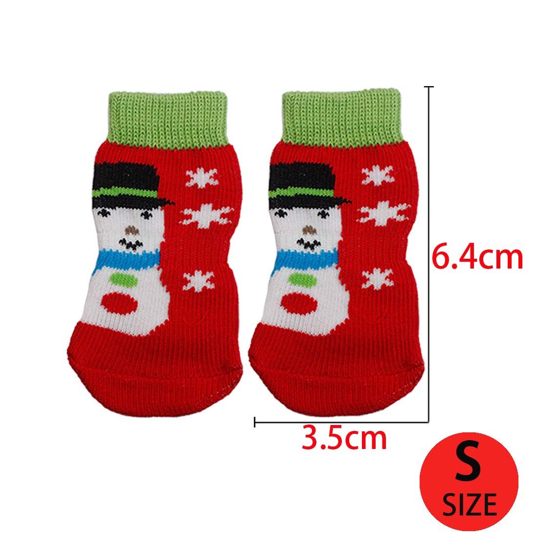 PAIR Dog Socks, for Paws, Non Slip Wound Stop, Slipping Wooden Floors