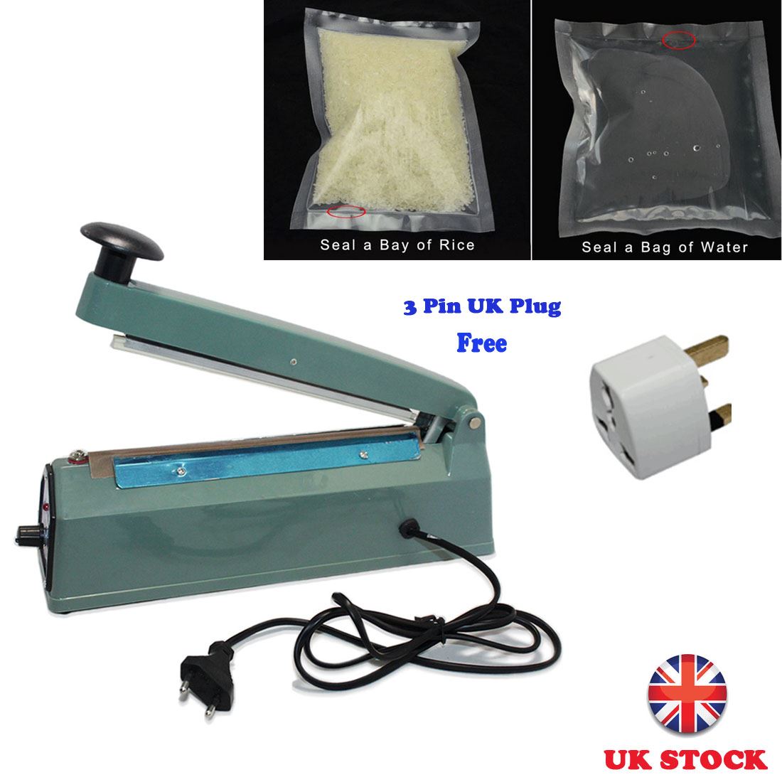 200mm 8" Impulse Heat Sealer Plastic Bag Film Sealing Machine Element